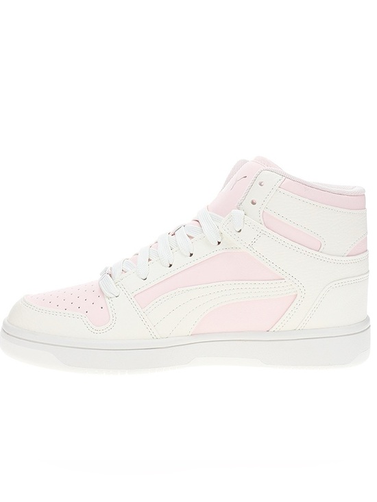 Puma Shoes - PUMA Rebound Layup Rcl Shine High Top Womens Pink, White Sneakers Size 8